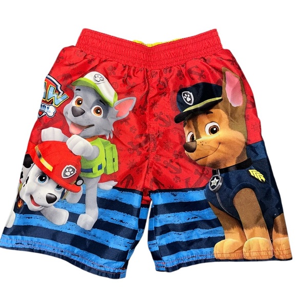 Paw Patrol Swim Trunks Boys Size 3T 
With lining - EUC - Picture 1 of 2